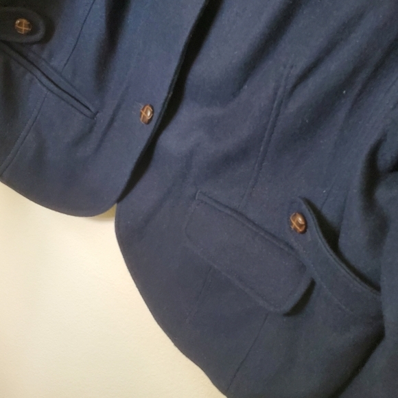 Old Navy Women's Blue Wool Blend Jacket Short Coat Size XXL - Picture 5 of 13